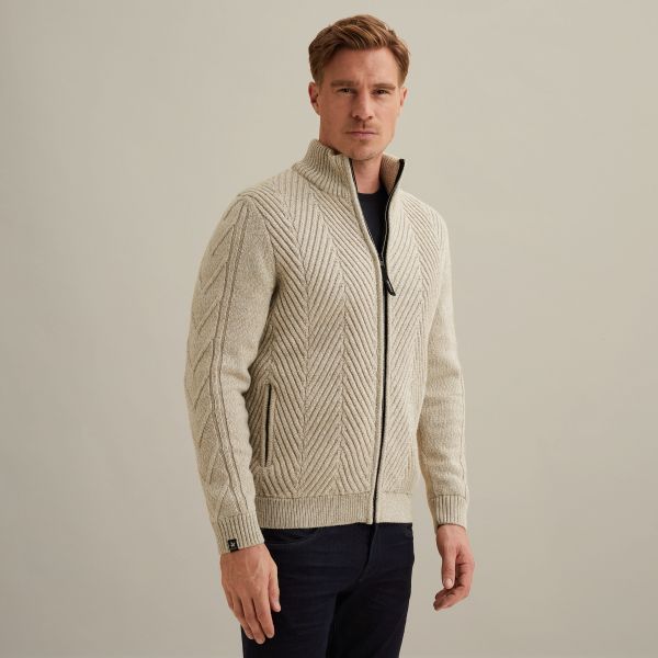 Strickjacke aus Wolle – Castle Wall – Knitwear | VANGUARD