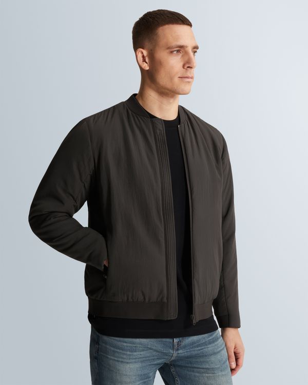 Bomber jacket with zipper closure – Grey Comfort Denim – Summer jackets | CAST IRON