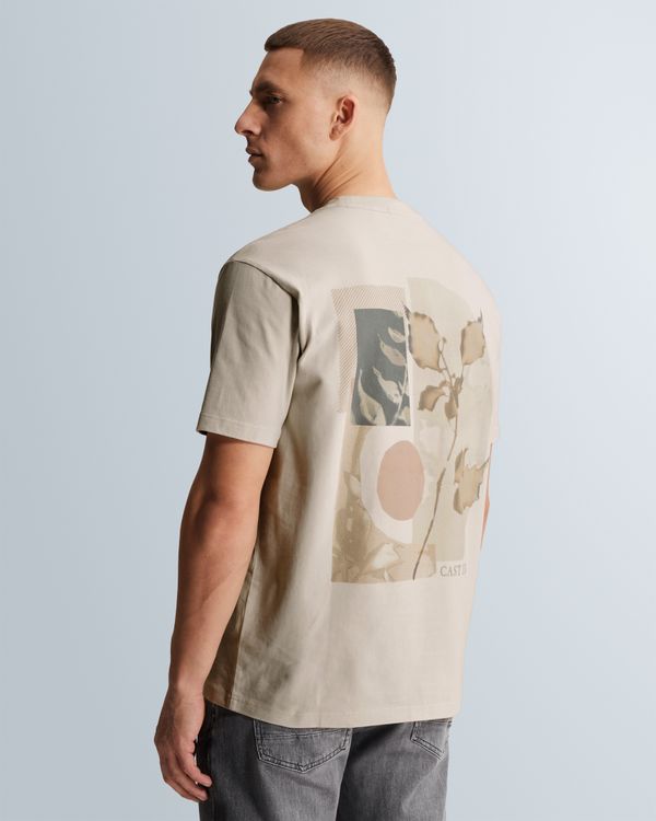 T-shirt in jersey with off-placed logo – Castle Wall – T-shirts | CAST IRON