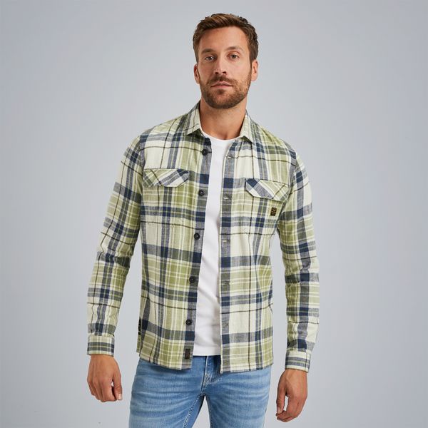 Shirt jacket met ruitpatroon – Weeping Willow – Casual overhemden | PME LEGEND