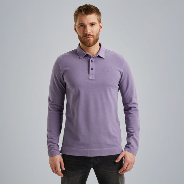 Polo met lange mouwen – Burnshed Lilac – Polo's | PME LEGEND