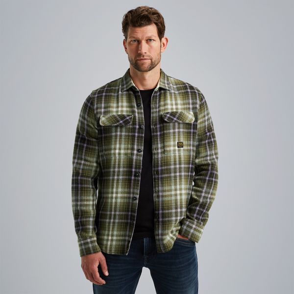 Shirt jacket met ruitpatroon – Weeping Willow – Casual overhemden | PME LEGEND