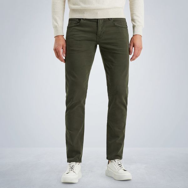 Tailwheel slim fit pants in colored denim – Weeping Willow – Pants & shorts | PME LEGEND