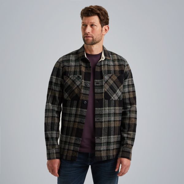 Overhemd met ruitpatroon – Grey Comfort Denim – Casual overhemden | PME LEGEND