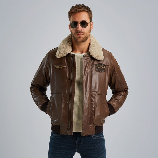 Hudson leren jas – Brown – Leren jassen | PME LEGEND