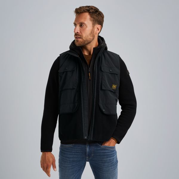 Bodywarmer met ritssluiting – Moonless Night – Sweatshirts | PME LEGEND