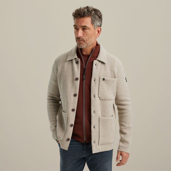 Shirt jacket met knoopsluiting – Castle Wall – Vesten | VANGUARD