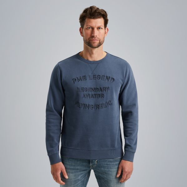 Sweatshirt met artwork – Black Indigo – Sweatshirts | PME LEGEND