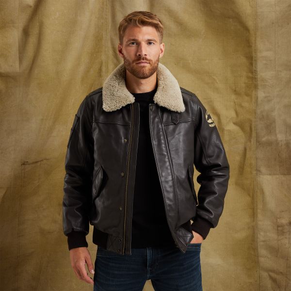 Veste en cuir Boston – Brown – Vestes en cuir | PME LEGEND