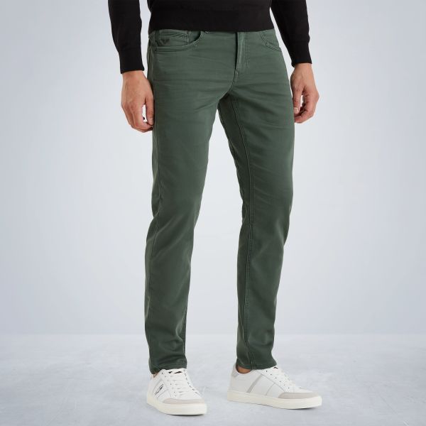 Tailwheel slim fit broek van colored denim – Weeping Willow – Broeken & shorts | PME LEGEND