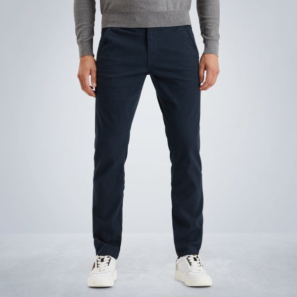 Fiberstar tapered fit chino – Black Indigo – Broeken & shorts | PME LEGEND