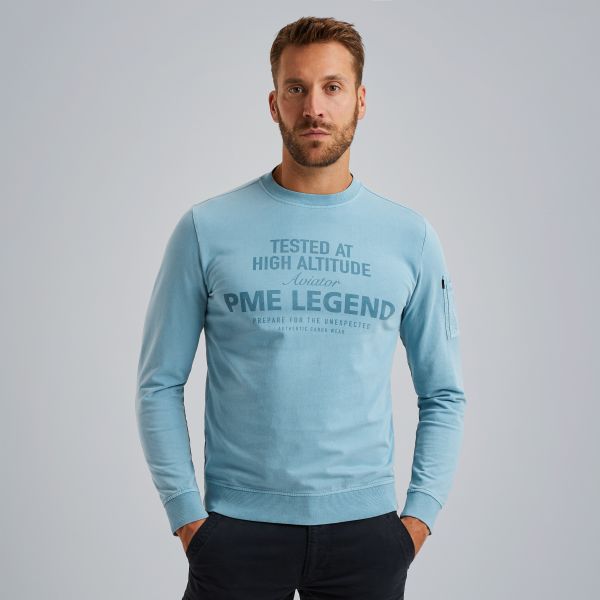 Sweatshirt met artwork – Black Indigo – Sweatshirts | PME LEGEND