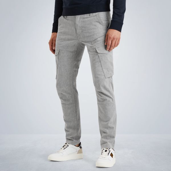 Nordrop tapered fit cargo broek – Grey Comfort Denim – Cargobroeken | PME LEGEND