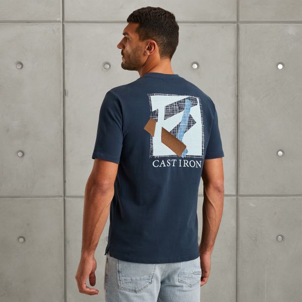 T-shirt met artwork – Black Indigo – T-shirts | CAST IRON