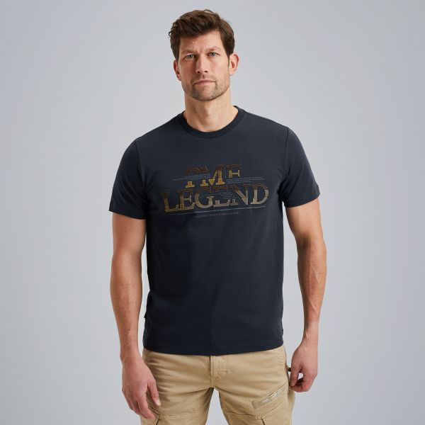 T-shirt met artwork – Black Indigo – T-shirts | PME LEGEND