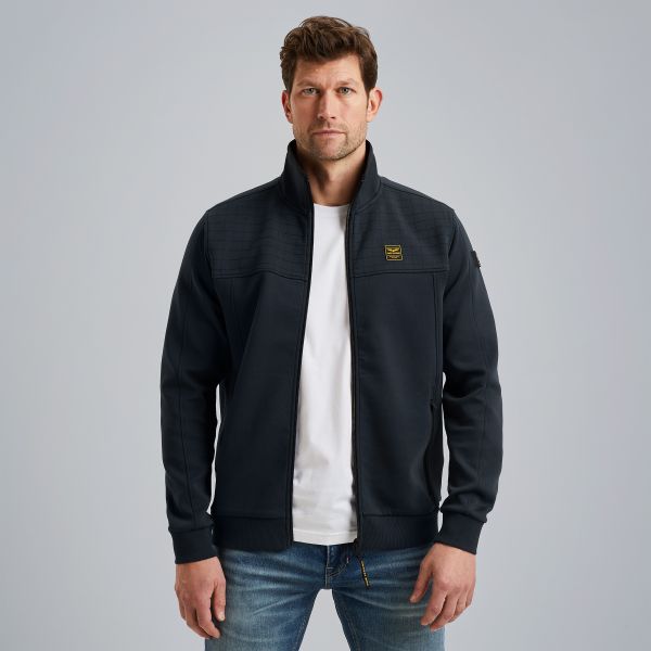 Sweat jacket met ritssluiting – Black Indigo – Overshirts | PME LEGEND