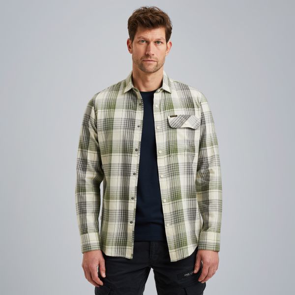 Overhemd met ruitpatroon – Weeping Willow – Casual overhemden | PME LEGEND