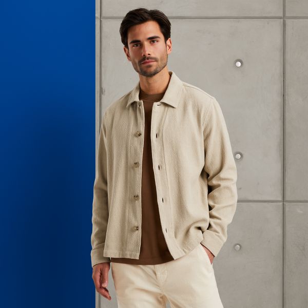 Shirt jacket with button closure – Castle Wall – Shirts NL | CAST IRON