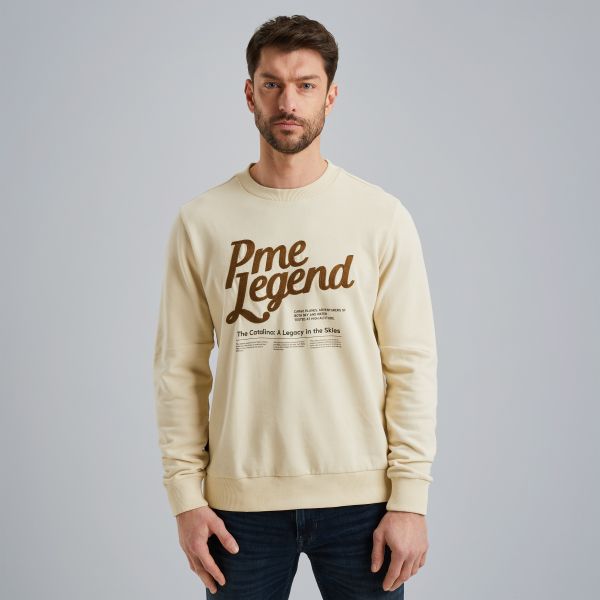 Sweatshirt met artwork – Castle Wall – Sweatshirts | PME LEGEND