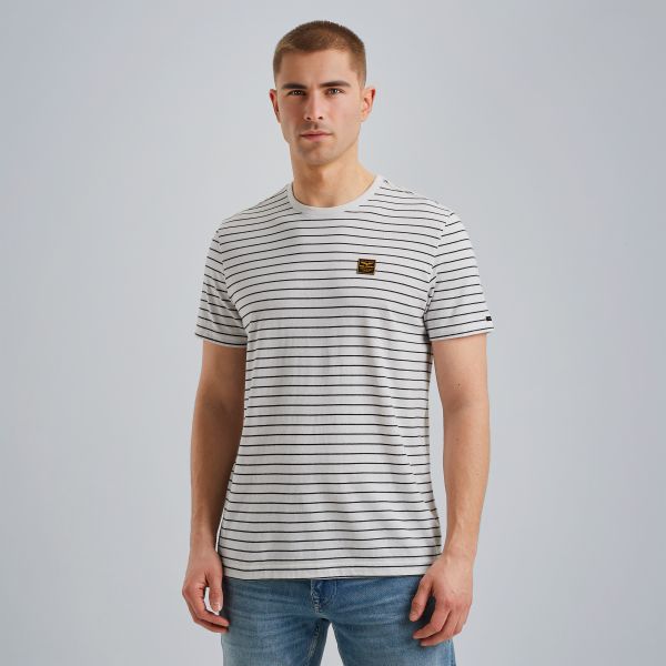 T-shirt with stripe pattern – Castle Wall – T-shirts | PME LEGEND