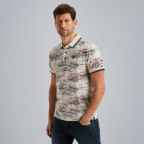 Polo met allover print – Castle Wall – Polo's | PME LEGEND