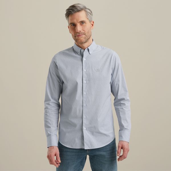 Overhemd met allover print – Snow White – Smart casual overhemden | VANGUARD