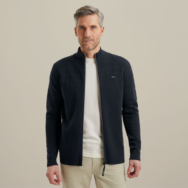 Vest met ritssluiting – Black Indigo – Vesten | VANGUARD