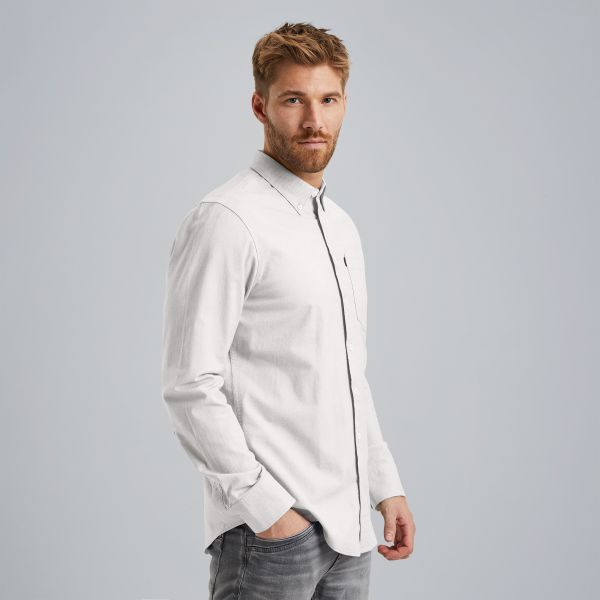 Oxford overhemd met button down kraag – Snow White – Smart casual overhemden | PME LEGEND