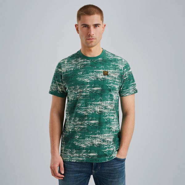 T-shirt with allover print – Weeping Willow – T-shirts | PME LEGEND