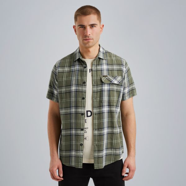 Overhemd met korte mouwen – Weeping Willow – Casual overhemden | PME LEGEND