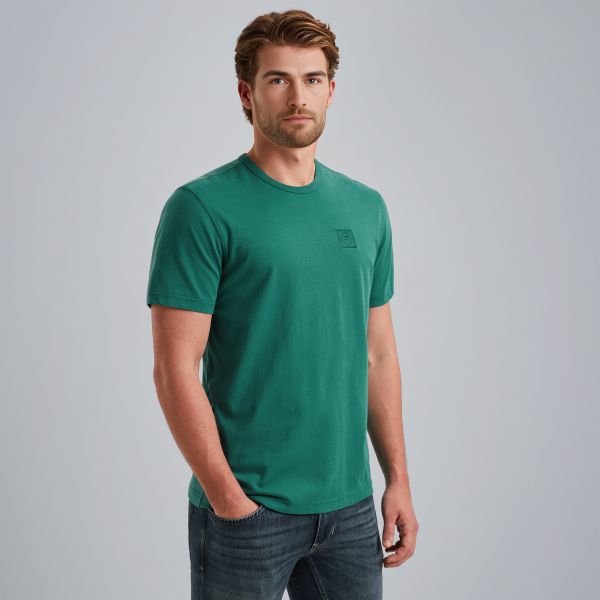 T-shirt met badge – Weeping Willow – T-shirts | PME LEGEND