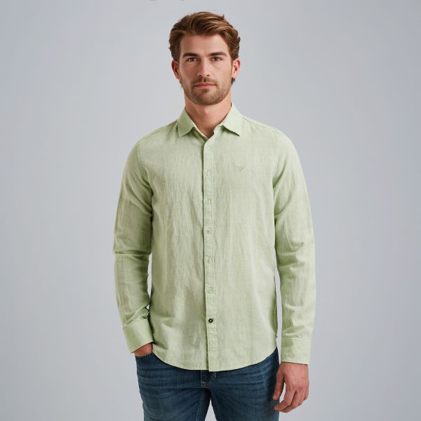 Hemd aus einer Baumwoll-Leinenmischung – Weeping Willow – Casual-Hemden | PME LEGEND