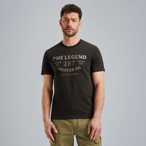 T-shirt met artwork – Brown – T-shirts | PME LEGEND