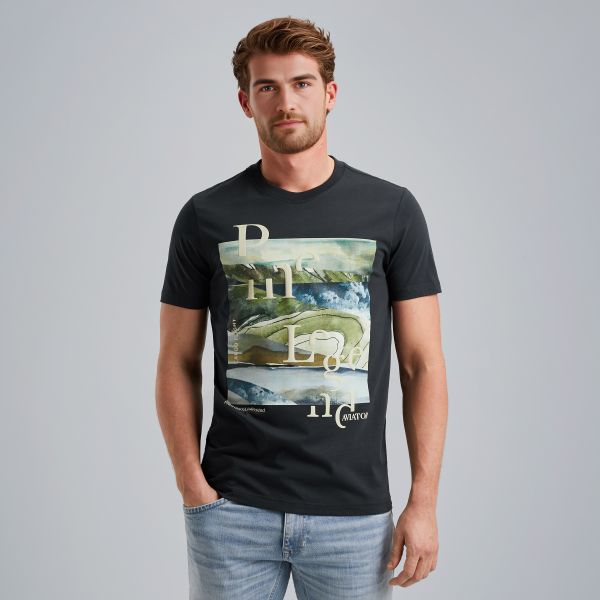 T-shirt met artwork – Black Indigo – T-shirts | PME LEGEND