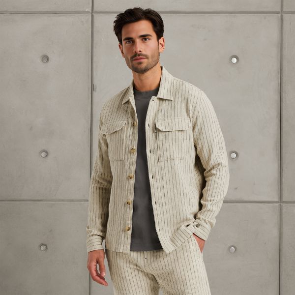 Shirt jacket met structuur – Coriander – Overshirts | CAST IRON