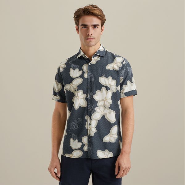 Overhemd met korte mouwen – Black Indigo – Casual overhemden | VANGUARD