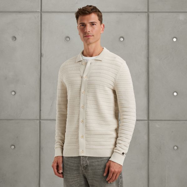 Strickjacke mit Knopfverschluss – Snow White – Knitwear NL | CAST IRON