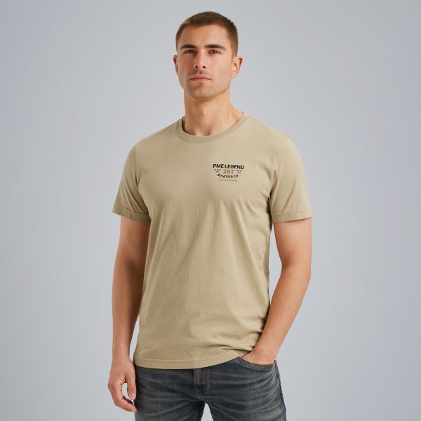 T-shirt met klein artwork – Brown – T-shirts | PME LEGEND