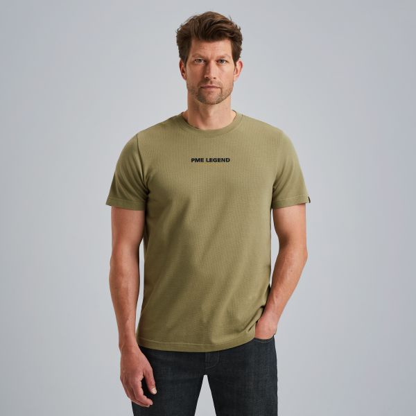 T-shirt met wafelstructuur – Weeping Willow – T-shirts | PME LEGEND