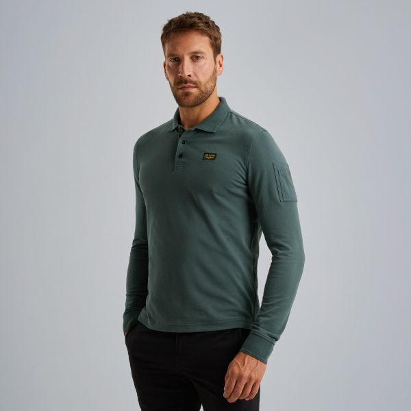 Polo met lange mouwen – Black Indigo – Polo's | PME LEGEND