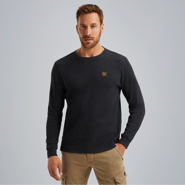 T-Shirt mit langen Ärmeln – Black Indigo – T-shirts & polo shirts | PME LEGEND