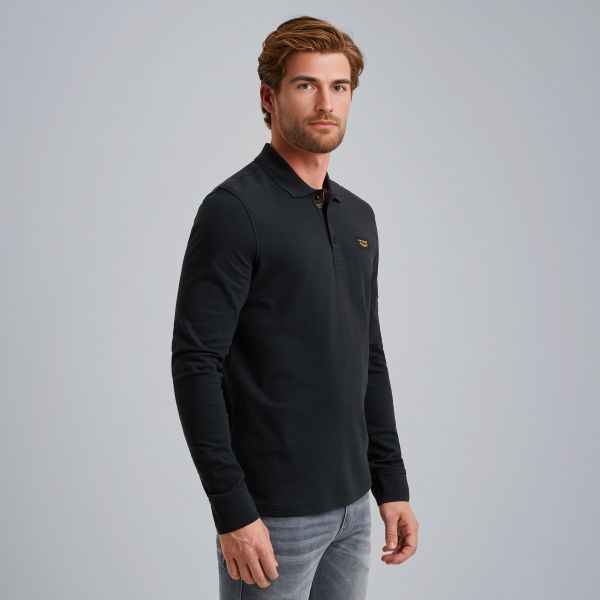 Polo met lange mouwen – Black Indigo – Polo's | PME LEGEND