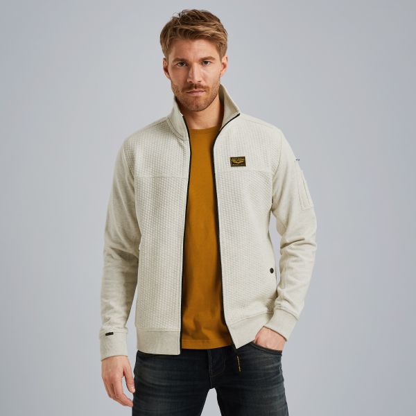 Sweat jacket met ritssluiting – Grey Comfort Denim – Sweatshirts | PME LEGEND