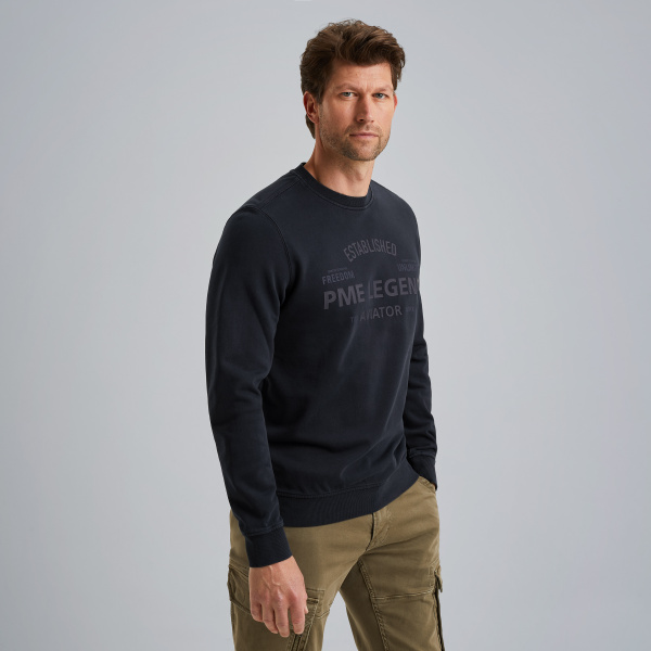 Sweatshirt mit Artwork – Black Indigo – Sweatshirts & hoodies | PME LEGEND