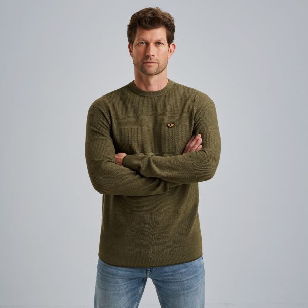 Pullover with stripe pattern – Elmwood – Pullovers | PME LEGEND