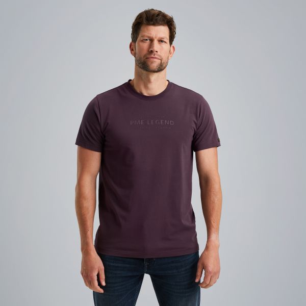T-shirt met artwork – Burnshed Lilac – T-shirts | PME LEGEND