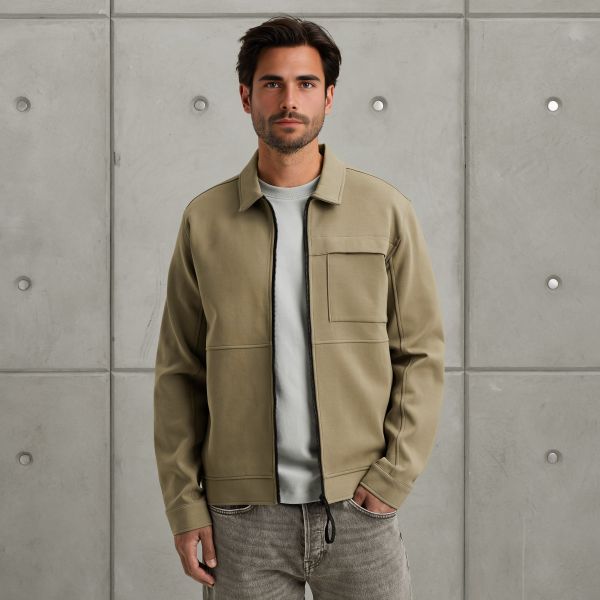 Shirt jacket met ritssluiting – Coriander – Sweatshirts | CAST IRON