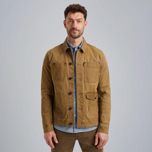 Worker Jacket in einer Materialmischung – Coriander – Jackets | PME LEGEND