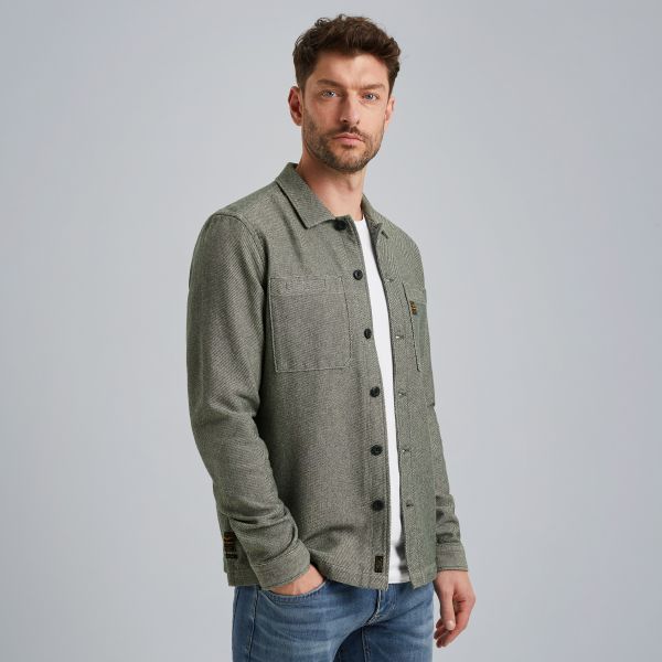 Shirt jacket met structuur – Weeping Willow – Casual overhemden | PME LEGEND