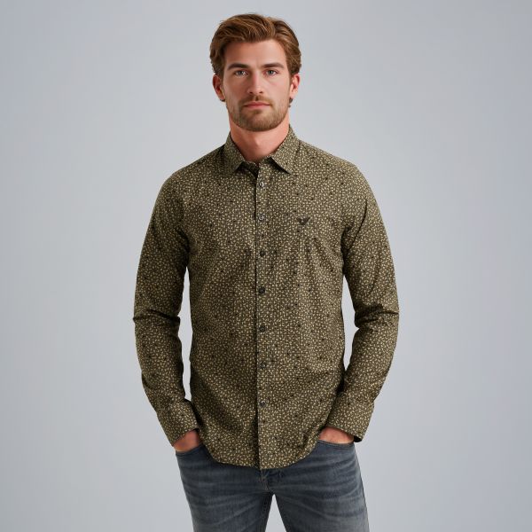 Shirt with allover print – Weeping Willow – Shirts | PME LEGEND